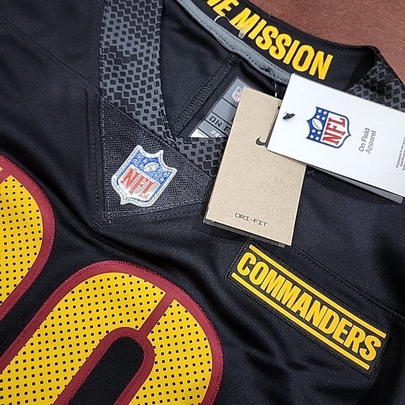 Large Nike Chase Young Commanders Vapor Untouchable Limited Black Jersey L - Picture 8 of 11